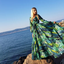 Load image into Gallery viewer, Ccibuy Vestido Floral Print Maxi Dress Sexy Lady Bohemian Summer Long Dress Women Beach Dresses to the Floor Female Dresses 2019
